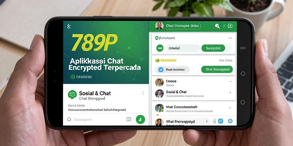 Antarmuka aplikasi 789RP dengan fitur Chat Encrypted yang ramah pengguna.