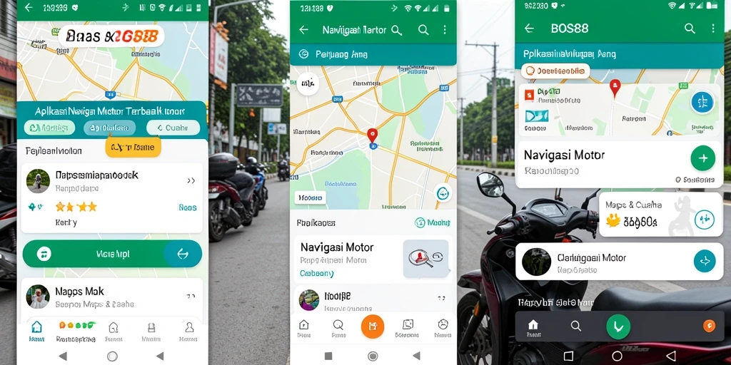 Antarmuka pengguna BOS88 yang intuitif untuk navigasi motor.