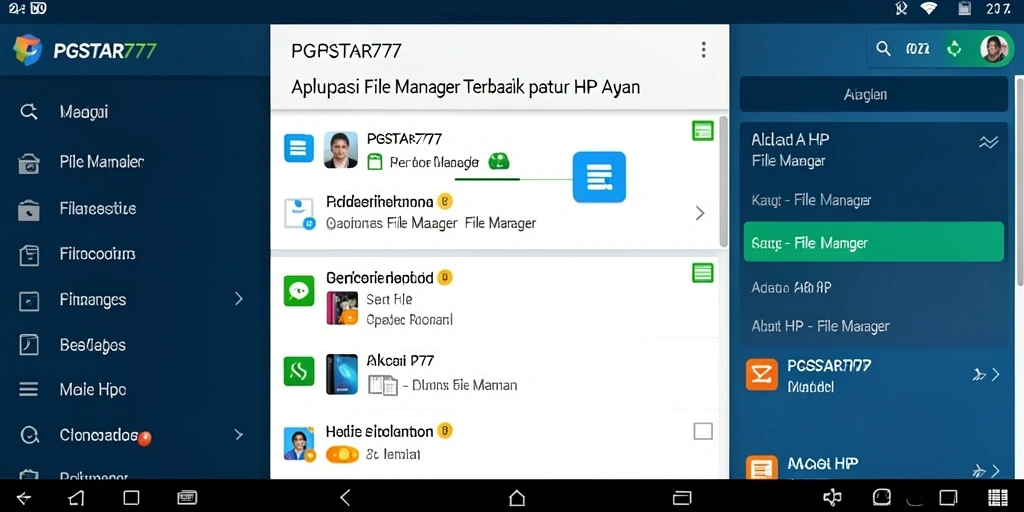 Tampilan antarmuka PGSTAR777 yang intuitif dan mudah digunakan.