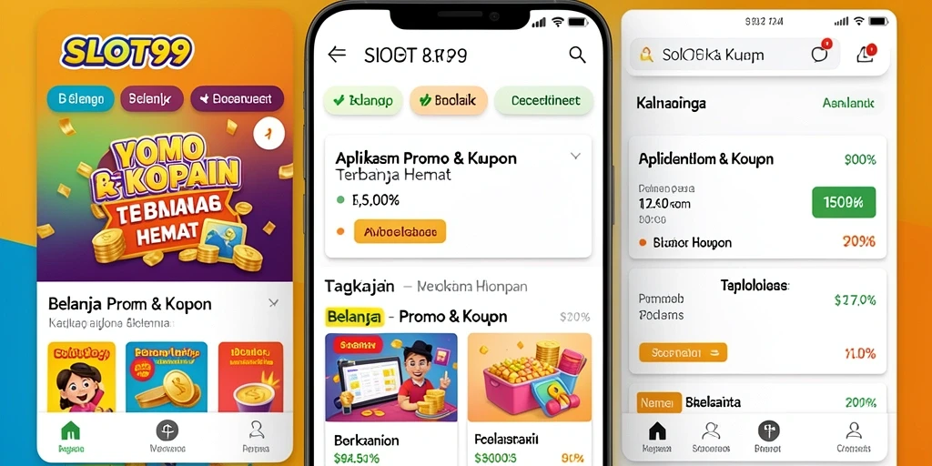 Antarmuka SLOT99 menampilkan berbagai kupon promo terbaik.