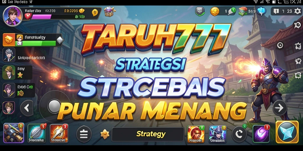 Tampilan antarmuka permainan TARUH777 dengan fitur strategi mendalam.